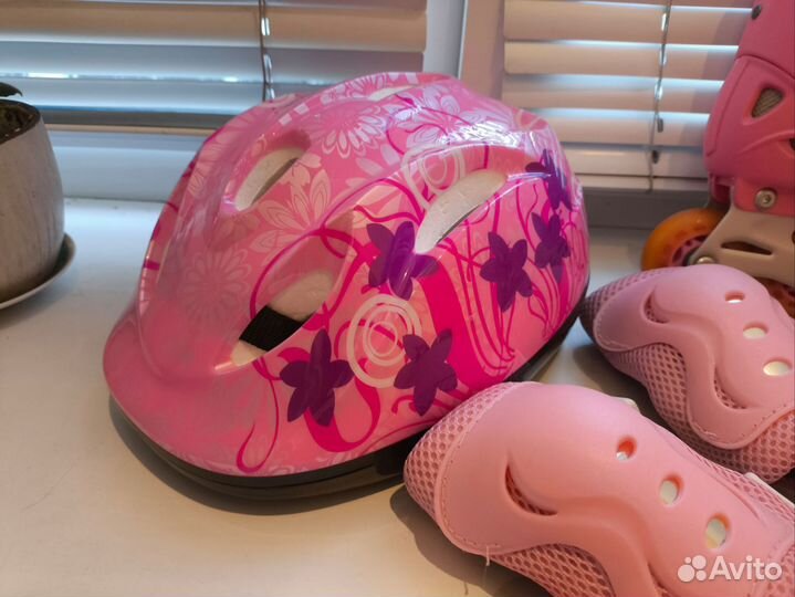 Роликовые коньки детские раздвижные