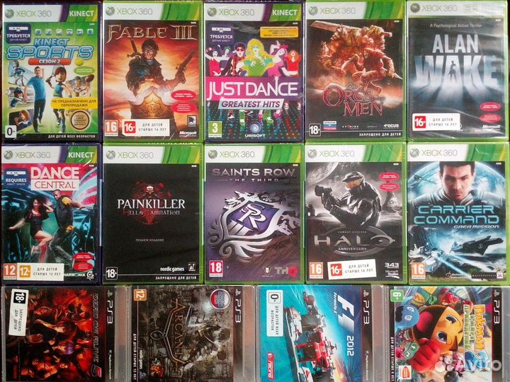 Новые диски для Xbox 360 Xbox One PS2 PS3 PS4