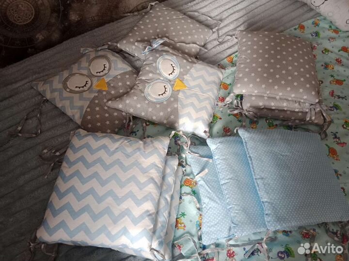 Бортики в кроватку