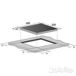 Индукционная варочная панель LEX EVI 640-1 BL