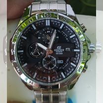Мужские наручные часы Casio Edifice Black Silver
