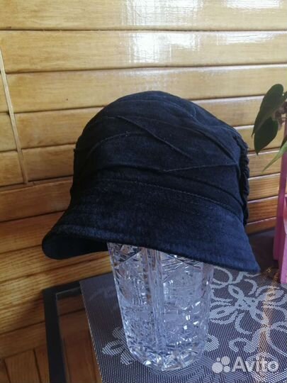 Шляпка женская замша