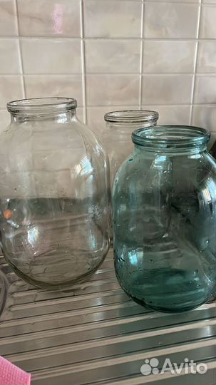 Банки стеклянные для консервирования от 3х до 0.5л