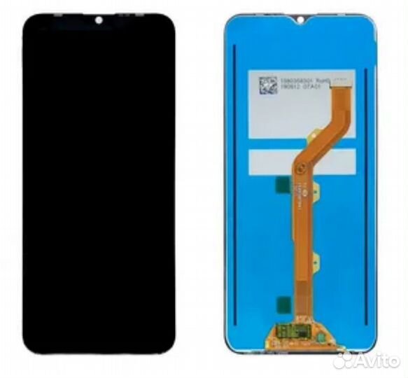 Дисплей Tecno Camon 12 тачскрин черный