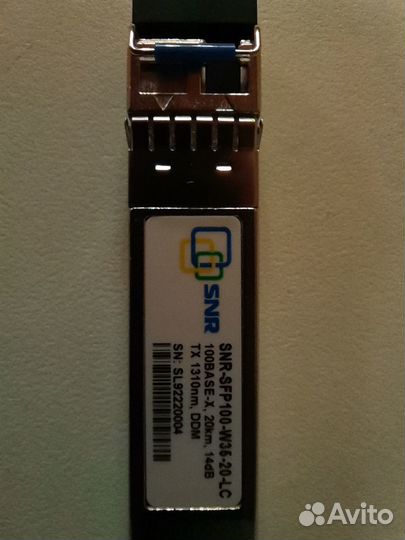 SFP-модули с разъемами LC, SC