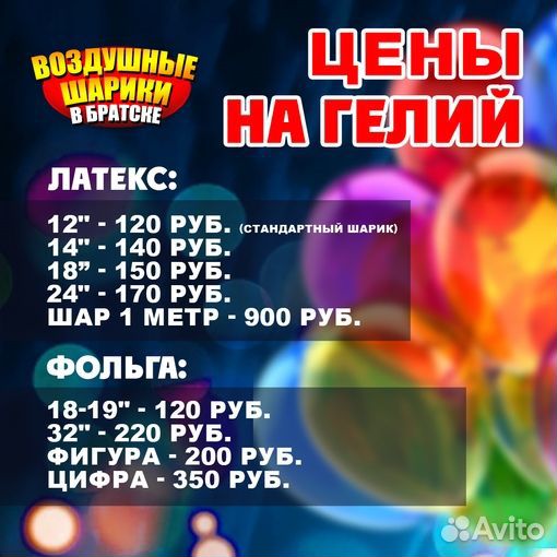 Гелиевые воздушные шары