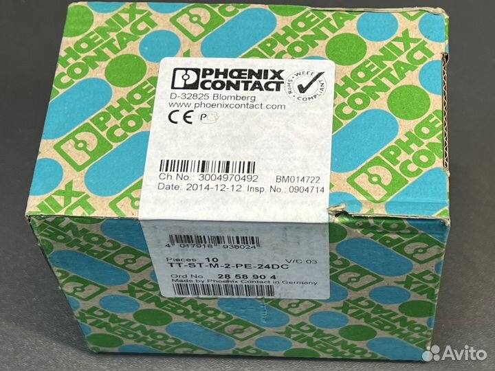 Phoenix contact 2858904 Устройство, новое, 437 шт