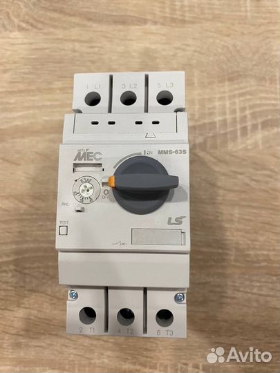 Автомат защиты двигателя MMS-63S 63A