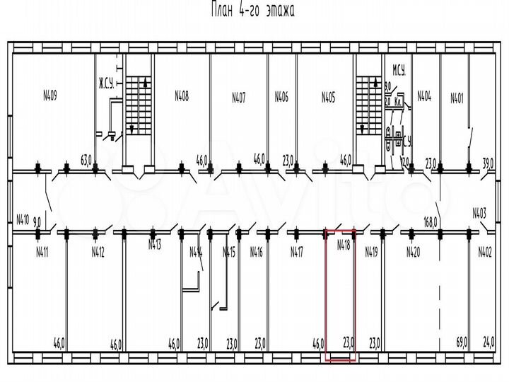 Сдам офисное помещение, 23 м²