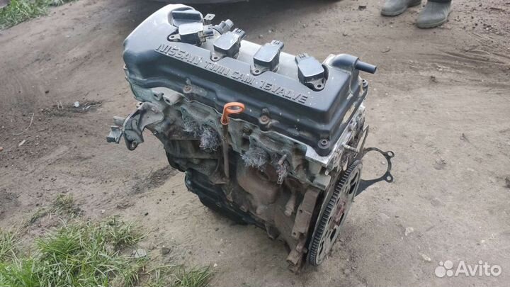 Двигатель 1.8 QG18 Nissan Almera N16 дымит