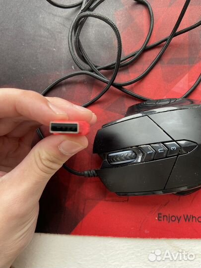 Игровая мышь bloody V7 (коврик в подарок)