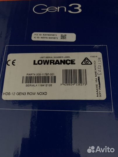 Эхолот картплоттер lowrance