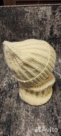 Комплект шапка и снуд