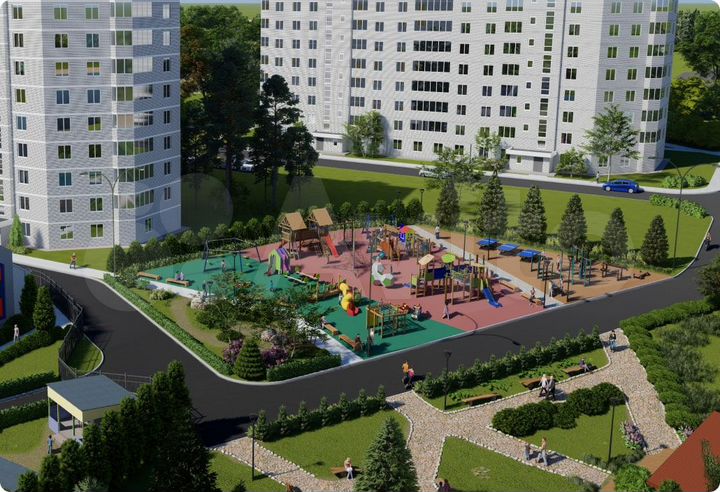 2-к. квартира, 62,8 м², 6/10 эт.