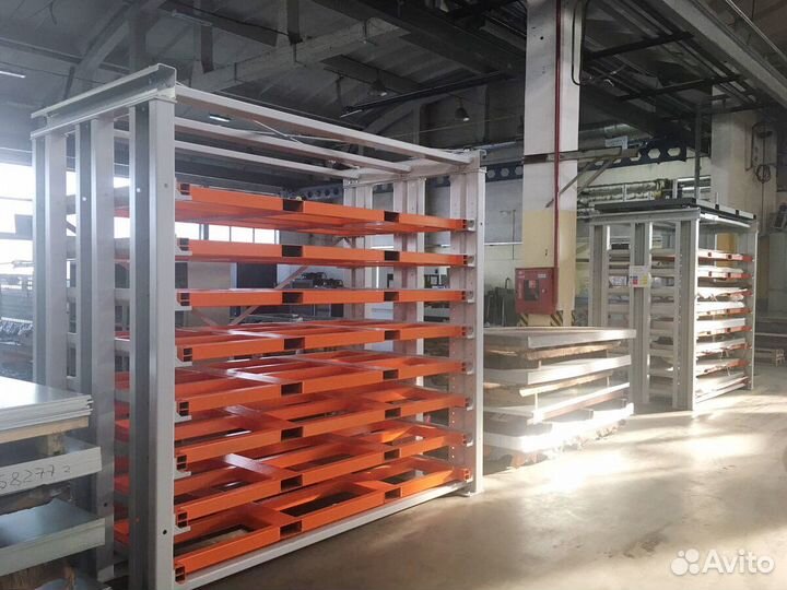 Стеллаж для хранения листового металла