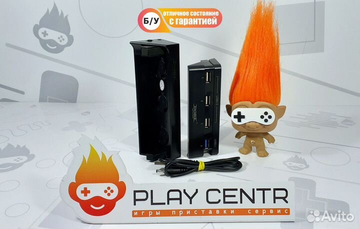 USB-хаб + охл.вентилятор dobe для PS4 б/у