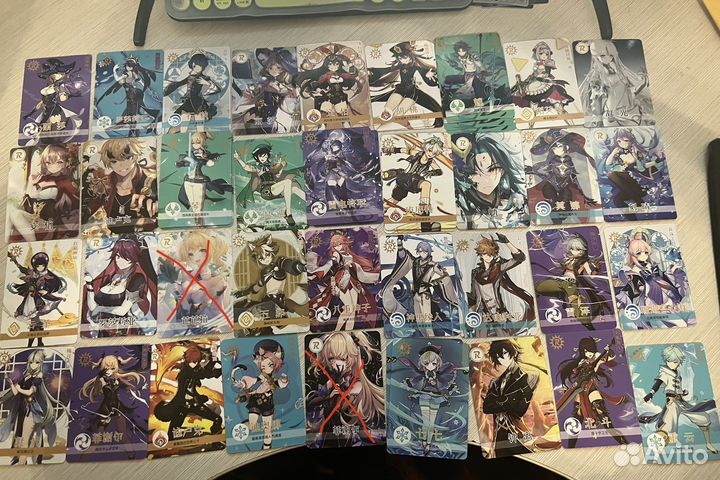 Карточки геншин импакт коллекционные