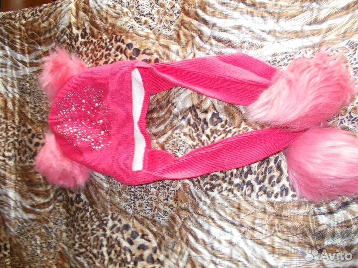 Шапки для девочки вязанные зимние