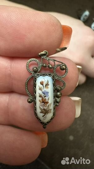 Серьги финифть