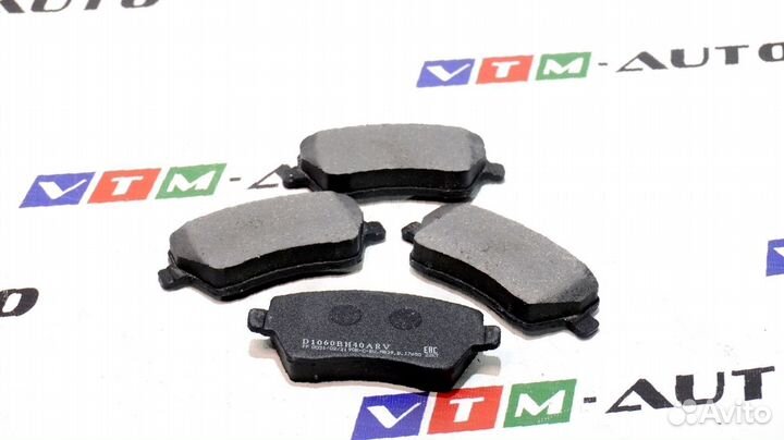 Колодки дисковые задние с антискрип. пластинами Re