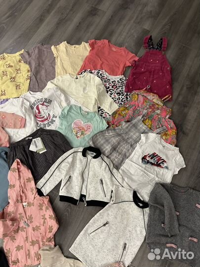 Большой пакет вещей для девочки 98-104