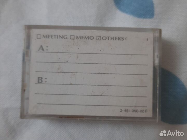 Sony микроаудиокассета