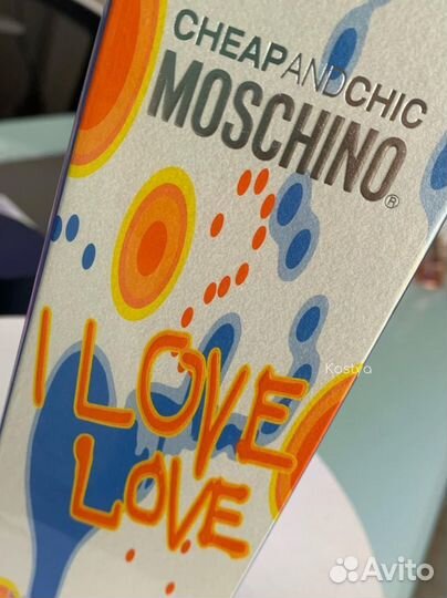 Moschino i love love духи женские