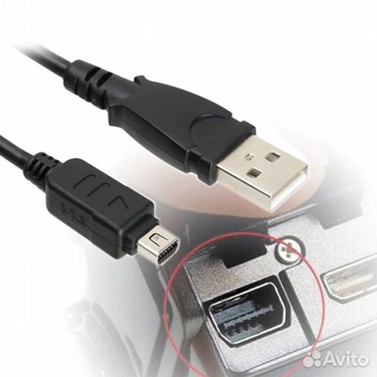 Кабель USB CB-USB5 / CB-USB6 12pin для камер