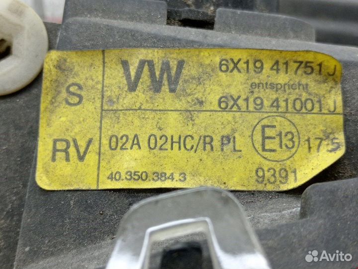 Фара передняя для Volkswagen Lupo 6X1941751J