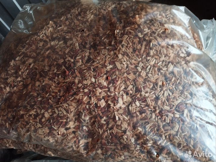 Древесная Щепа мульча Лиственницы