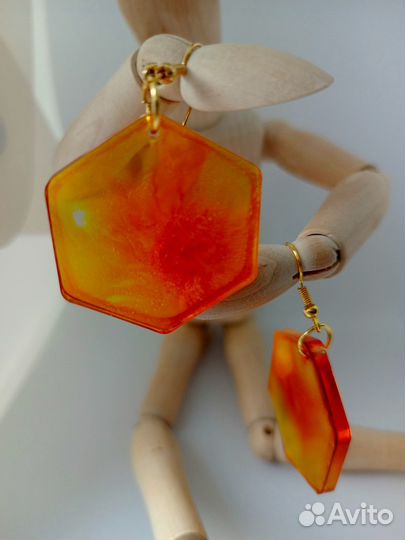 Серьги ручная работа