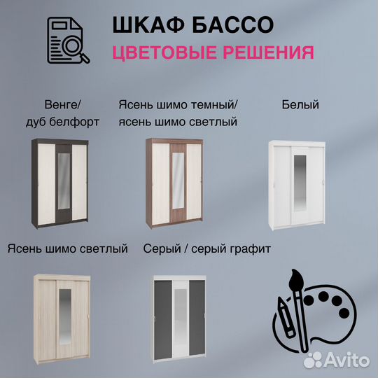Шкаф-купе Бассо