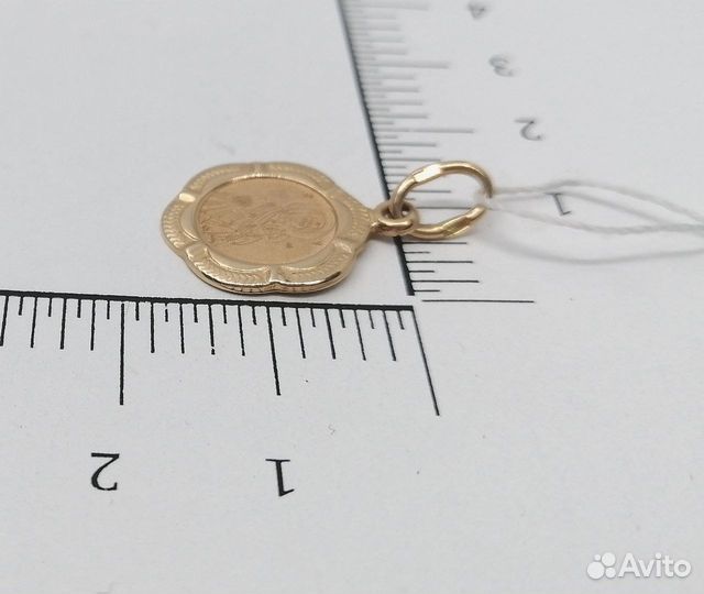 Золотая подвеска