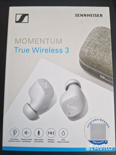 Беспроводные наушники Sennheiser Momentum TW3