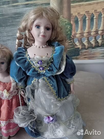 Кукла коллекционная фарфоровая