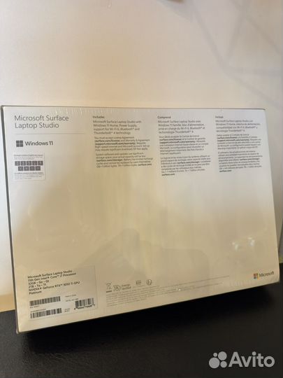 Surface LaptopStudio1 i7/32/3050TI/2Tb Новый