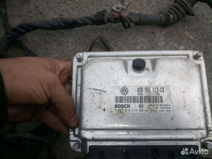 Блок управления двс с косой проводов