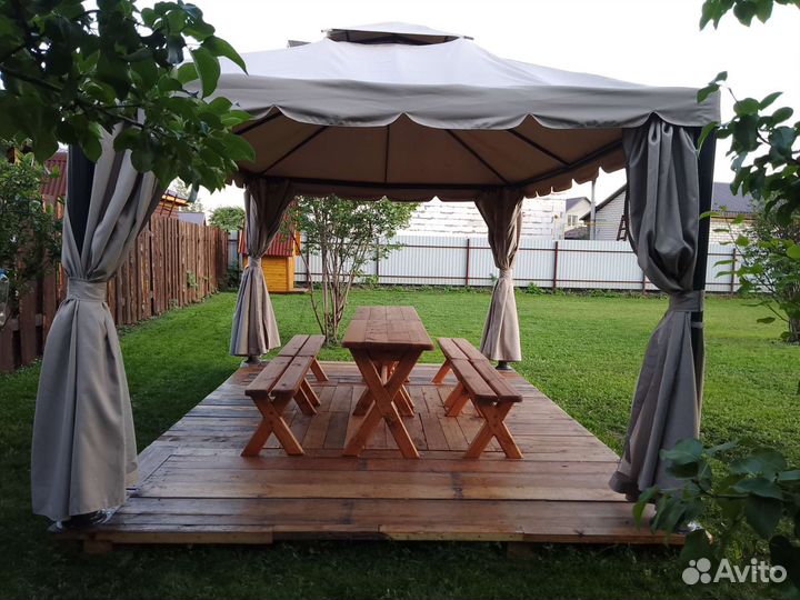 Аренда летней беседки (шатра)