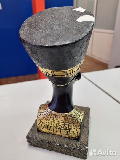 Египетская фигурка бюст Нефертити. Гипс