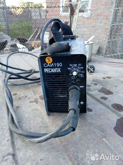 Сварочный аппарат ресанта 190 ампер б у работает