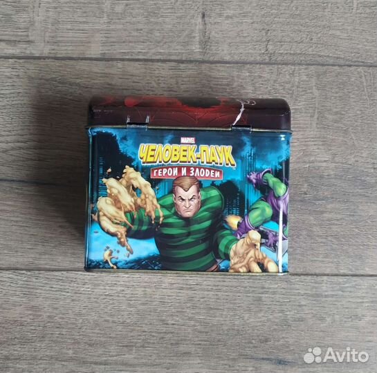 Кейс для карточек человек паук герои и злодеи