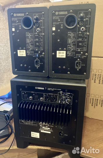 Комплект студ. мониторы Yamaha + сабвуфер
