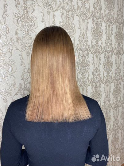 Кератиновое выпрямление волос