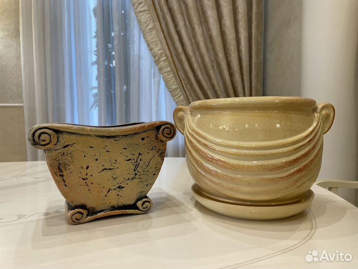 Керамические кашпо для цветов, Польша