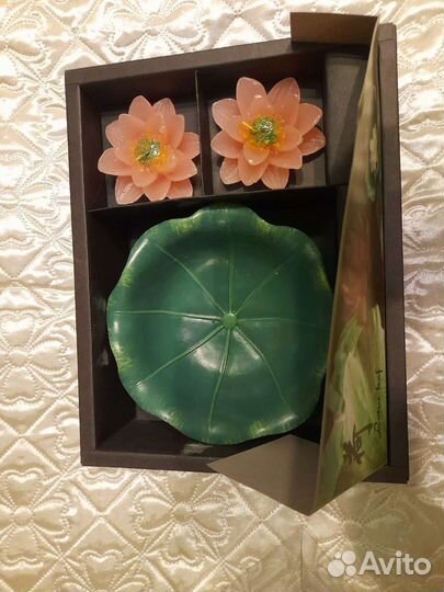 Подарочный набор свечи кувшинка