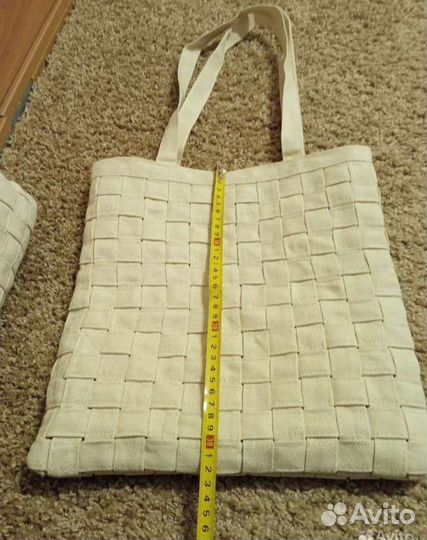 Эко-сумка, 100 лён, новое, 30/33