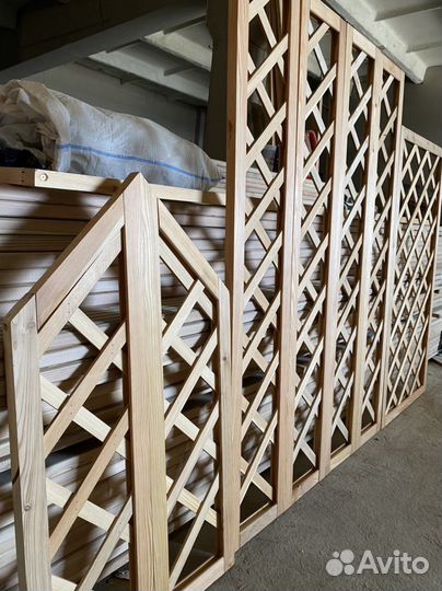 Деревянная решетка