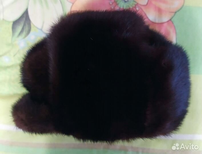 Норковая шапка мужская