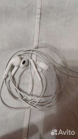 Наушники apple earpods lightning оригинал