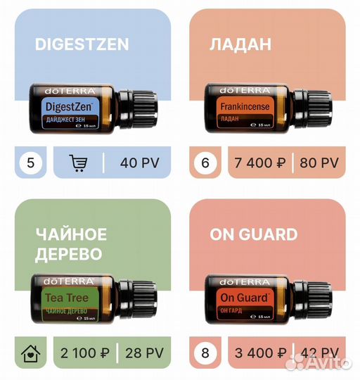 Эфирные масла doterra